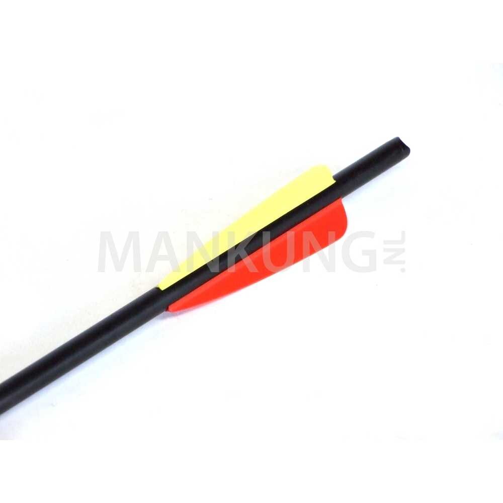 Man Kung 16 inch aluminium crossbow bolts black 6-pack (Ø9mm)