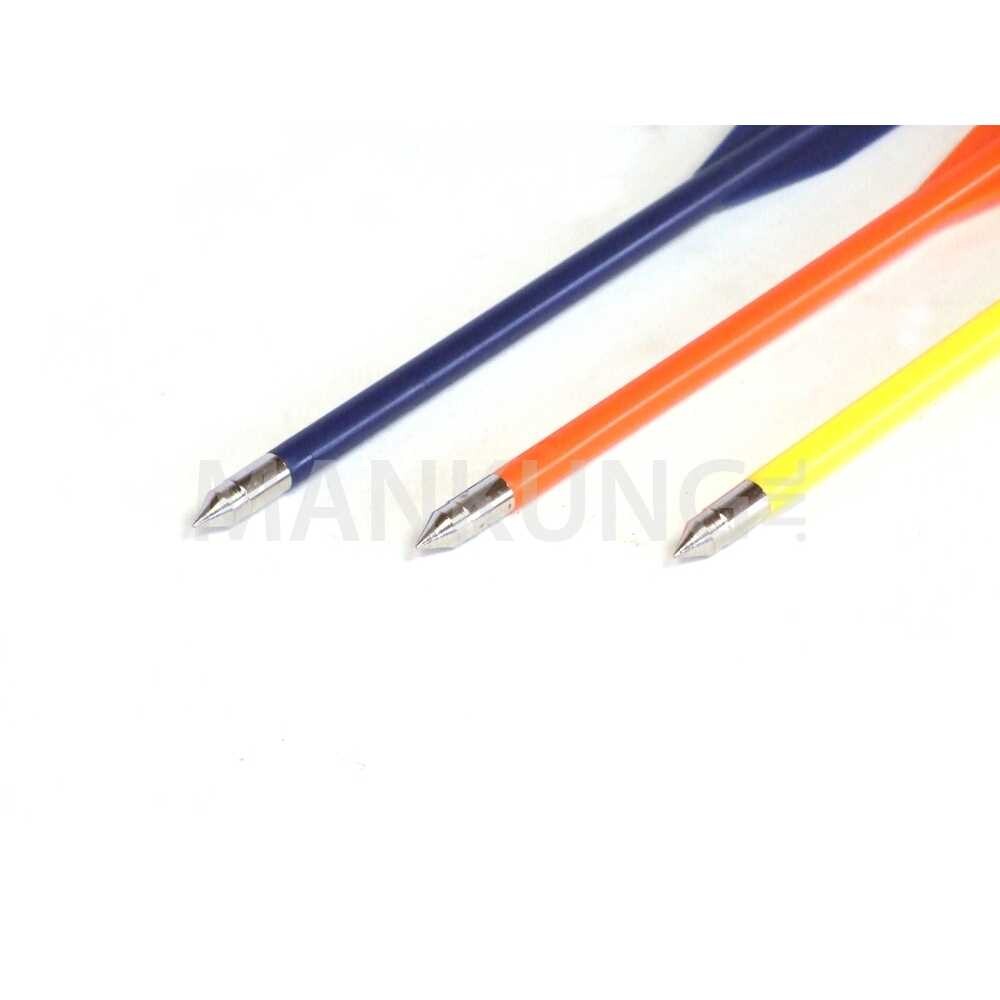 Man Kung 6,5 inch coloured plastic crossbow bolts 12-pack (Ø6mm)