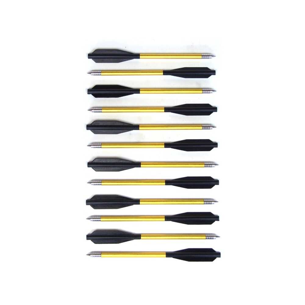 Man Kung 6,5 inch aluminium crossbow bolts 12-pack (Ø6mm)