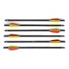 Man Kung 14 inch aluminium crossbow bolts black 6-pack (Ø8mm)