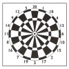 Paper target face Darts