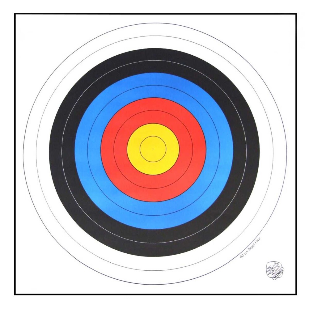 Paper target face FITA 60 cm
