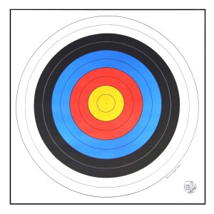 Paper target face FITA 60 cm