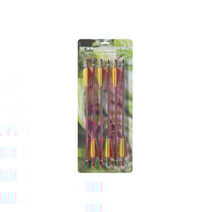Man Kung 14 inch aluminium crossbow bolts red 6-pack (Ø8mm)