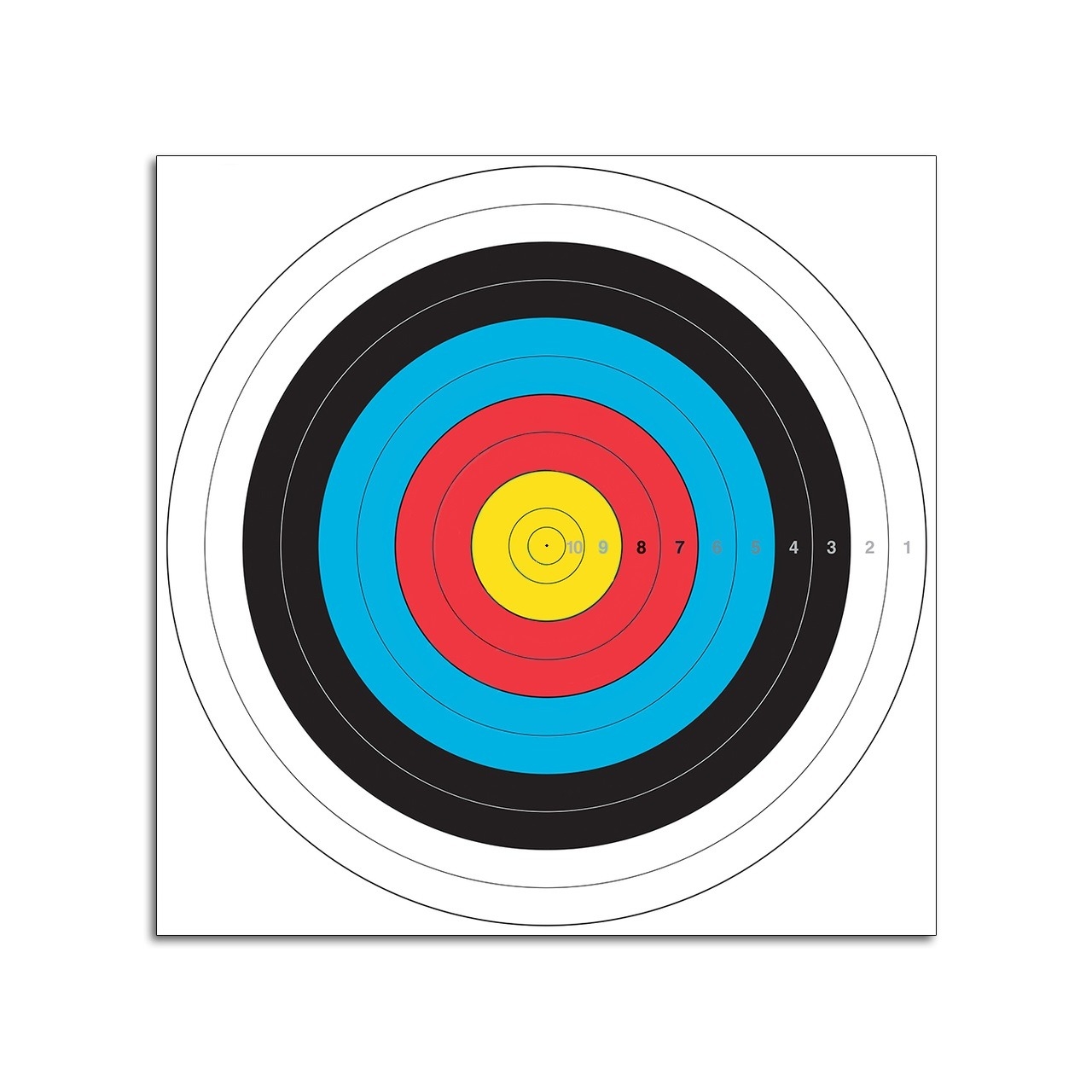 Maple Leaf Press Target Face FITA 10-Ring 80 cm - 12 Pack main image 0