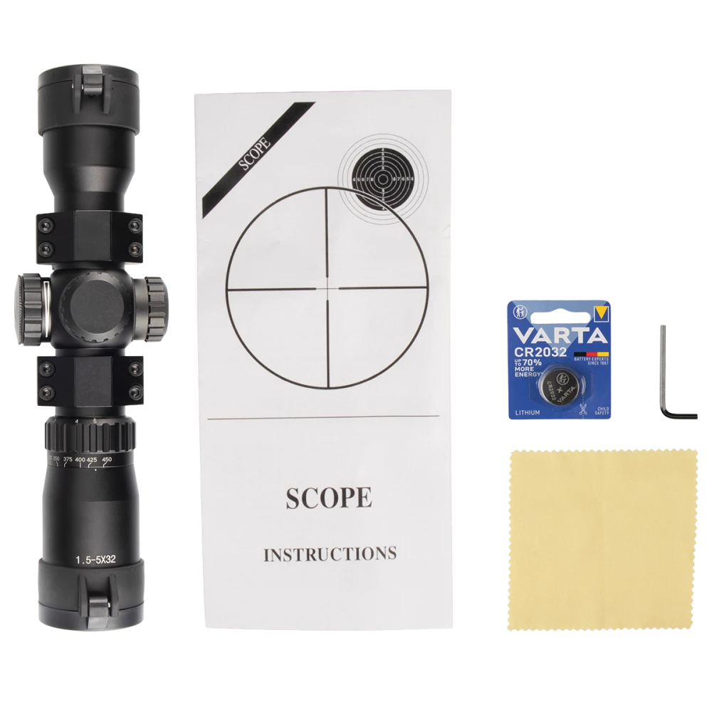 MIR 1.5 - 5x32 (7) Mirito 1.5-5x32 crossbow scope with speed dial
